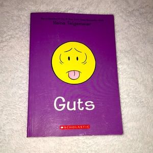 It is the book called guts read 1 once In good condition.Kids loved it .